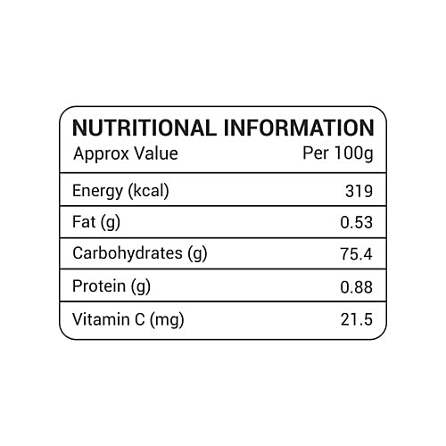 Add me Organic Dry Amla Murabba Without Sugar Syrup Immunity Booster Pack, 1 kg Jar