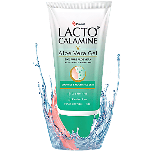 Buy Lacto Calamine Aloe Vera Gel With Vitamin E & Glycerin