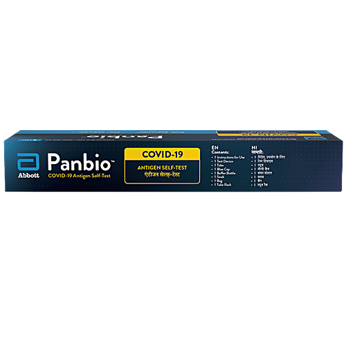 Panbio Covid-19 Antigen Self Test - Home Kit, Easy To Use, Results In 15 Minutes, 1 pc  