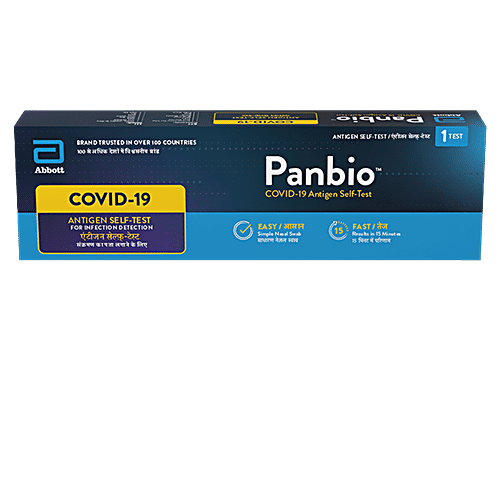 Panbio Covid-19 Antigen Self Test - Home Kit, Easy To Use, Results In 15 Minutes, 1 pc  