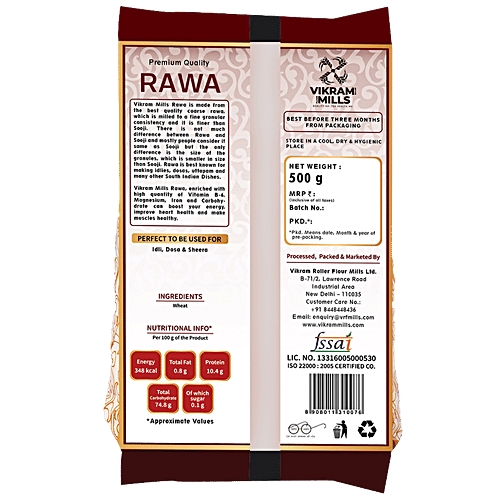 Buy VIKRAM MILLS Rawa - Highly Nutritious Online at Best Price of Rs 44 ...
