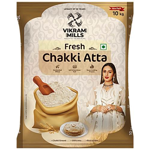 Vikram Mills Chakki Atta, 10 kg