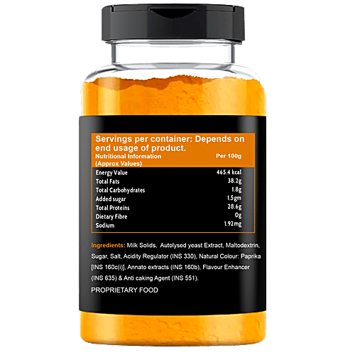 5:15PM Cheddar Cheese Powder Seasoning - Used For Popcorn, Pasta, Pizza, Nachos, Fries, 100 g  