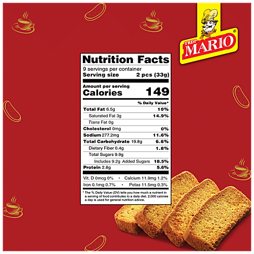 Buy MARIO Mario Premium Cake Rusk 210g Online at Best Price of Rs 70