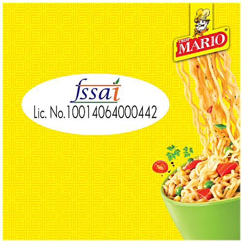 MARIO Instant Noodles - Masala, Calcium & Protein Enriched, With Seasoning Mix, 60 g