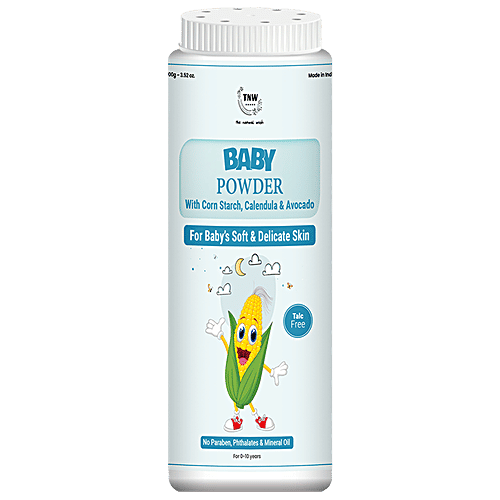 Buy TNWThe Natural Wash Baby Powder TalcFree, Cornstarch, Calendula