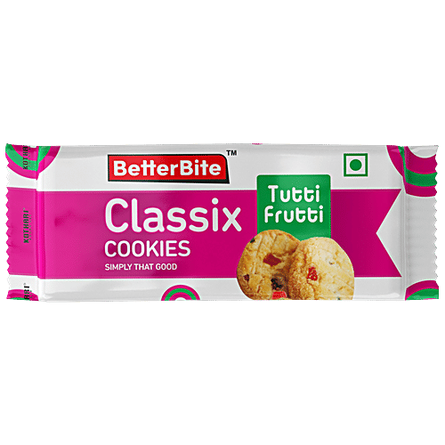 Buy BETTER BITE Classix Cookies Tutti Frutti, Baked, No Cholesterol