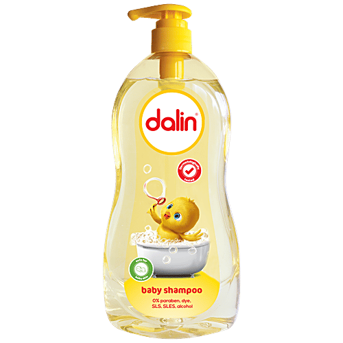 Dalin Baby Shampoo - pH Balanced, Tear-Free Formula, No Paraben, For Soft & Shiny Hair, 500 ml  