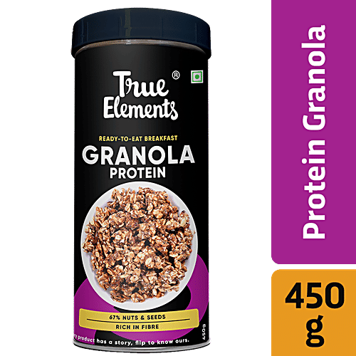 Buy True Elements Protein Granola Rich In Fibre, Energy Booster