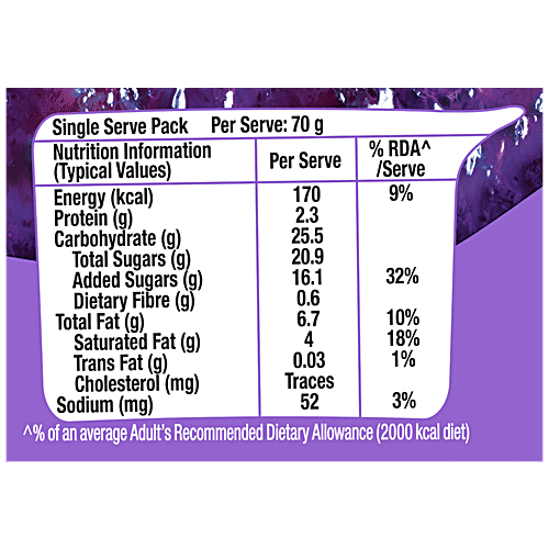 Kwality Wall's Frozen Dessert - Trixy Cheese Cake, 110 ml Cup 