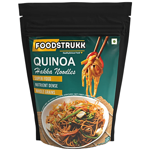Foodstrukk Quinoa Hakka Noodles - Super Food, Nutrient Dense, Natural, 180 g Pouch 