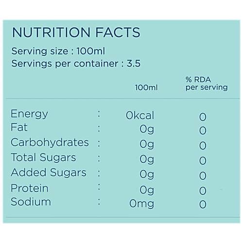 Zenzi Sparkling Water - Watermelon Mint, Natural Flavour, 350 ml Bottle 