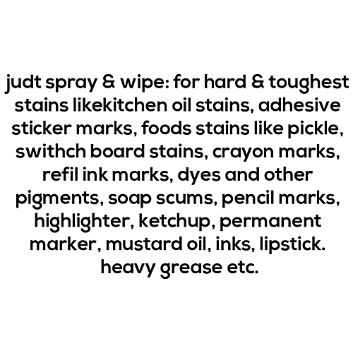 Vooki Household Hard Stains Spray + Wipe, 500 ml  Eco friendly, Skin Safe