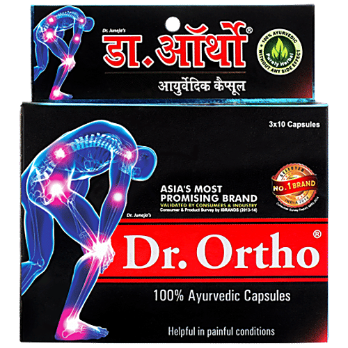 Buy Dr. Ortho Ayurvedic Capsules Herbal Extract, Relieves Pain