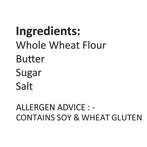 Buy BETTER BITE Just Butter Cookies Made With Whole Wheat, Eggless