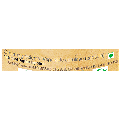 Organic Wellness Ow' Zeal Triphala Capsules - Amalaki, Haritaki & Bibhitaki Fruits, Digestive Supplement, 90 pcs  