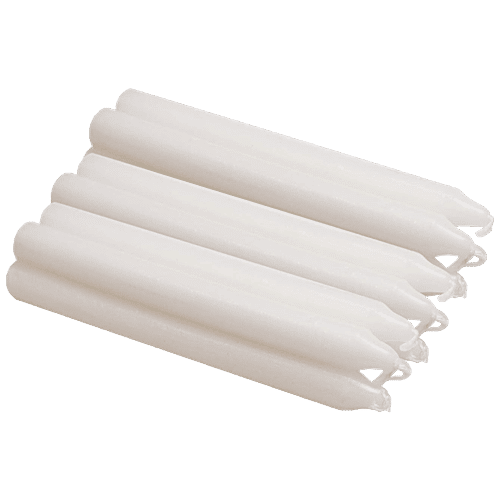 Buy Klassic Bliss Festive Candles Small, Regular Size, White, Online