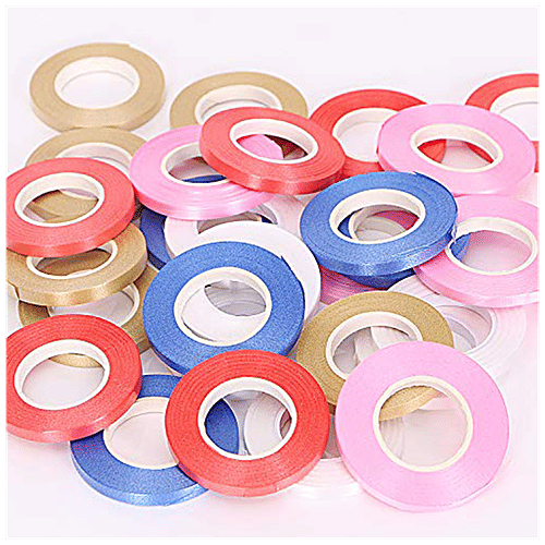Hankley Curling Ribbons - For Balloons, Parties & Decorations, Multicolour, 12 pcs  Party Propz, For Gift Wrapping