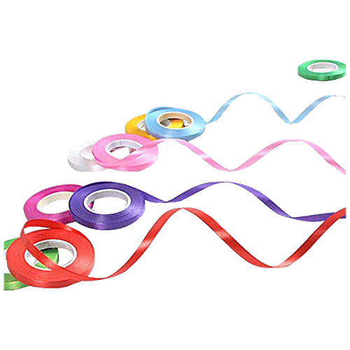 Hankley Curling Ribbons - For Balloons, Parties & Decorations, Multicolour, 12 pcs  Party Propz, For Gift Wrapping