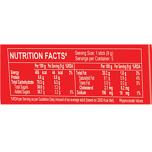 Go Choco Rollz Choco Filled Wafer Stick, 45 g  