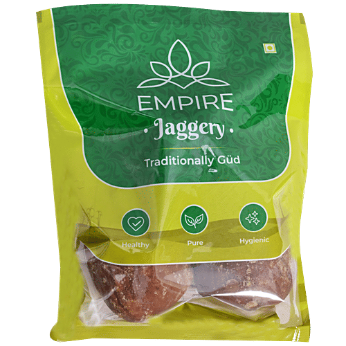 Empire Jaggery Balls - Made From Sugar Cane Juice, Healthy & Pure, Natural Sweetener, 900 g Pouch 