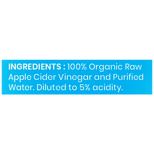 SUPRFIT Apple Cider Vinegar With Mother - Raw, Unfiltered, Unpasteurised, For Gut Health, Immunity, 500 ml  