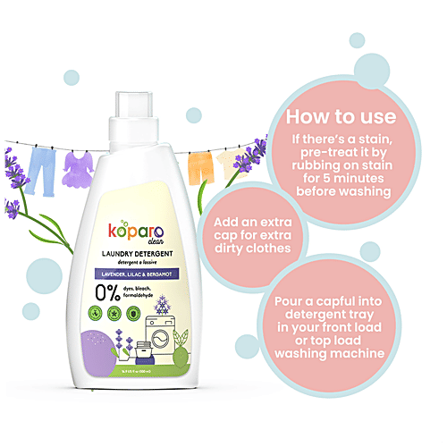 Buy Koparo Clean Laundry Liquid Detergent Lavender, Lilac & Bergamot
