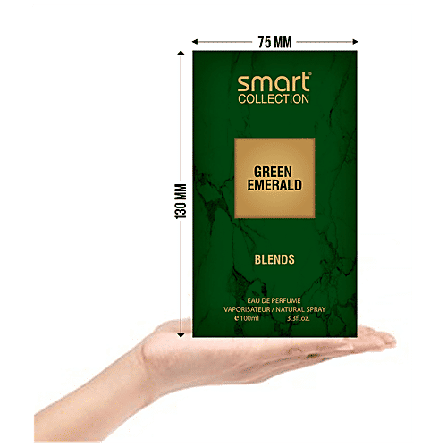 Smart Collection Green Emerald Blends Eau De Perfume - Natural Spray, Long Lasting Fragrance, 100 ml  