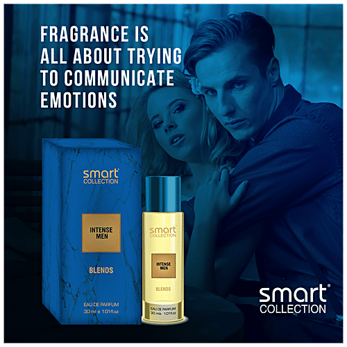 Smart Collection Intense Men Blends Eau De Perfume - Long Lasting Fragrance, Fights Odour & Smell, 30 ml  