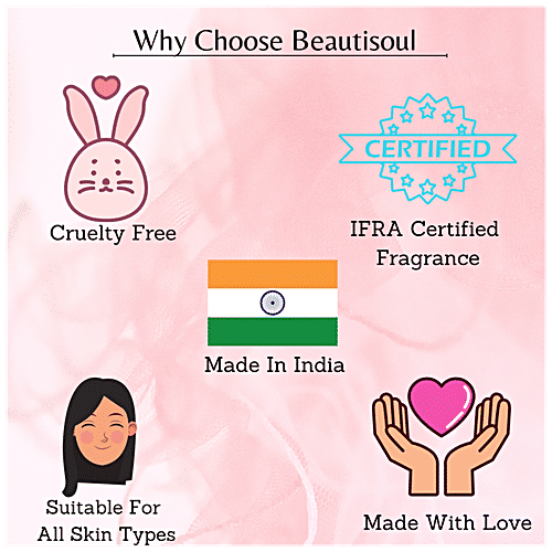 Beautisoul Perfumed Talc Powder - With Sakura Flower, Refreshing, Prevents Body Odour, Cherry Blossom, 100 g Bottle