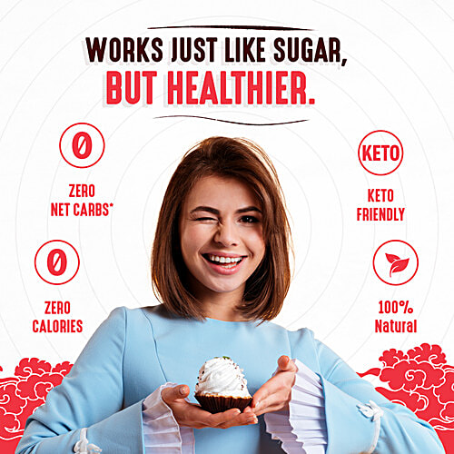 Lakanto Classic Monk Fruit Sweetener, Zero Calorie, Zero Net Carbs , Keto Friendly, 200 g Pouch 