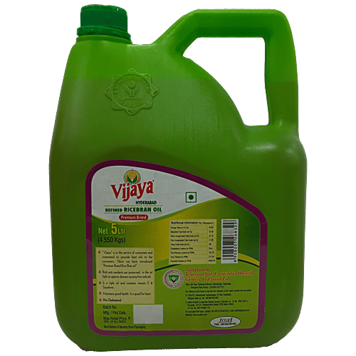 Buy Vijaya Refined Rice Bran Oil Boost Immunity & Contains Good Fats