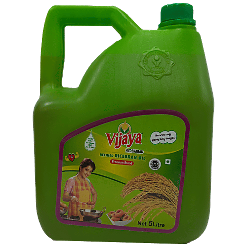 Buy Vijaya Refined Rice Bran Oil Boost Immunity & Contains Good Fats
