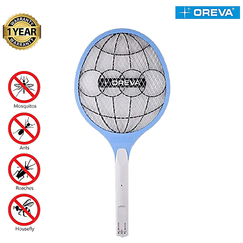 Oreva Mosquito Racket - Plastic, ORMR-007, 3200 V, 1 pc