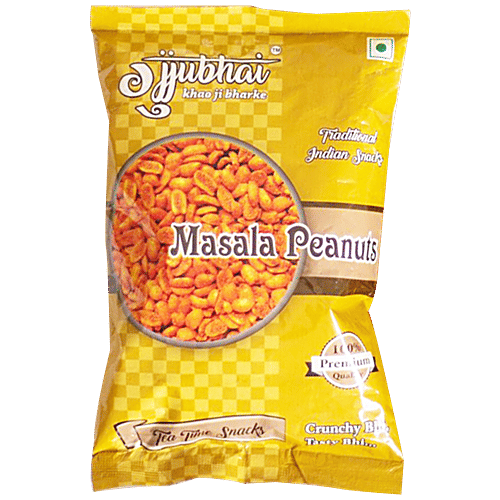 Buy Gujjubhai Masala Peanuts Rich In Protein & Fibre, Crunchy