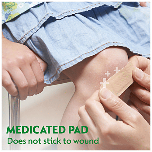 Dettol Medicated Plasters - For Antiseptic & First Aid, Washproof, 172 pcs Jar 