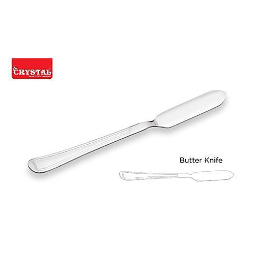 Buy Crystal Stainless Steel Sleek Butter Knife HeatResistant