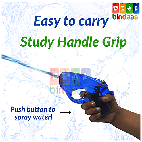 DealBindaas Holi Color/Gulal Pichkari Water Gun Toy Assorted Colour, 13 X 3 X 10 Cm(Gt01), 1 pc  