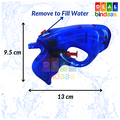 DealBindaas Holi Color/Gulal Pichkari Water Gun Toy Assorted Colour, 13 X 3 X 10 Cm(Gt01), 1 pc  