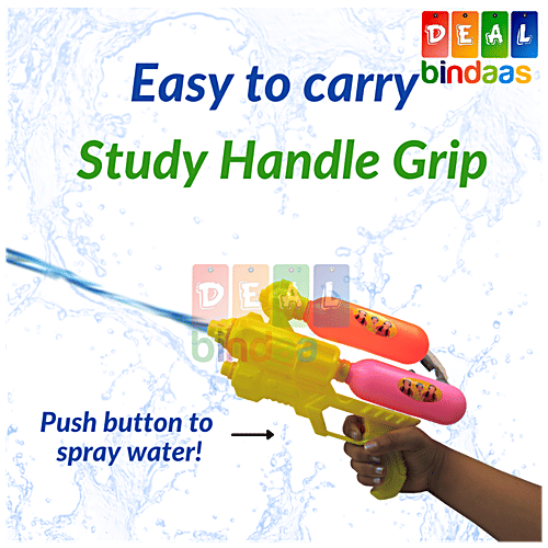 DealBindaas Holi Color/Gulal Pichkari Water Gun Toy - Assorted Colour, 250 ml  
