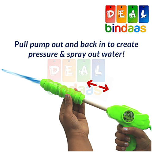 DealBindaas Holi Color/Gula Pichkari Water Gun Toy Backpack Tank - Assorted Colour & Design(Gttank03), 1 Pc