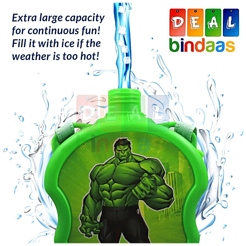 DealBindaas Holi Color/Gula Pichkari Water Gun Toy Backpack Tank - Assorted Colour & Design(Gttank03), 1 Pc