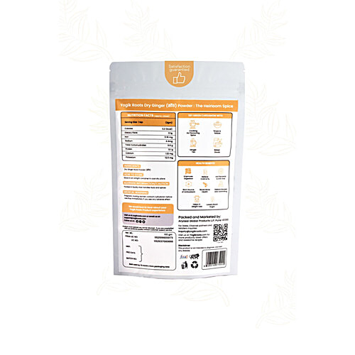Buy Yogik Roots Meghalaya's Dry Ginger Powder Aromatic , Lowers Blood