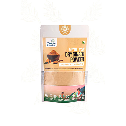Buy Yogik Roots Meghalaya's Dry Ginger Powder Aromatic , Lowers Blood Pressure, Antioxidants