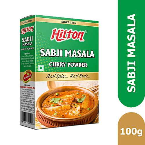 Hilton Sabzi Masala - High Quality Spice Blend, Enhances Taste & Flavour, For Daily Vegetables, Curries, 100 g  