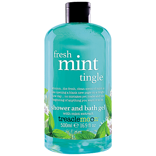 Buy Treaclemoon Fresh Mint Tingle Shower & Bath Gel Vegan, No Paraben