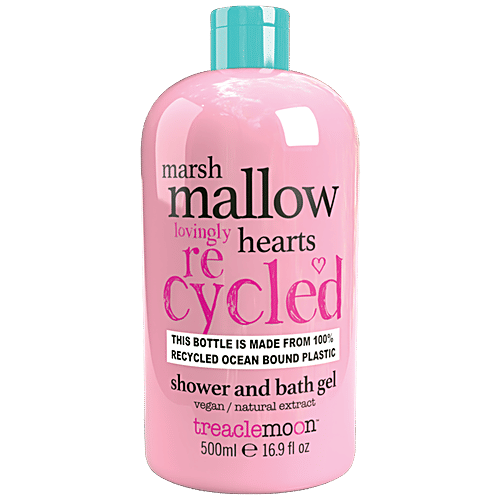 Buy Treaclemoon Marshmallow Hearts Shower & Bath Gel Vegan, No Paraben, Cleanses Dirt