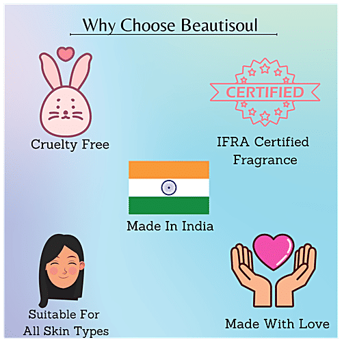 Beautisoul Perfumed Talc Powder - With Sweet Pea Flower, Refreshing, Prevents Body Odour, 300 g Bottle