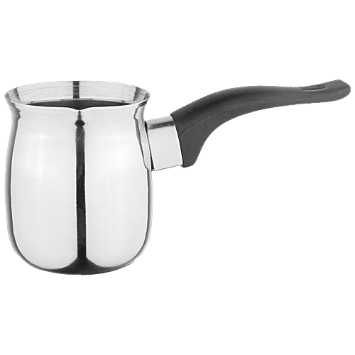 Omega Stainless Steel Coffee Warmer - 2, With Bakelite Handle, Durable, Sturdy , Multipurpose, 450 ml  
