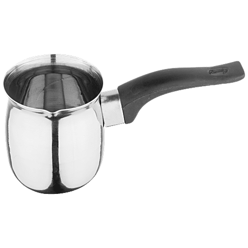 Omega Stainless Steel Coffee Warmer - 2, With Bakelite Handle, Durable, Sturdy , Multipurpose, 450 ml  